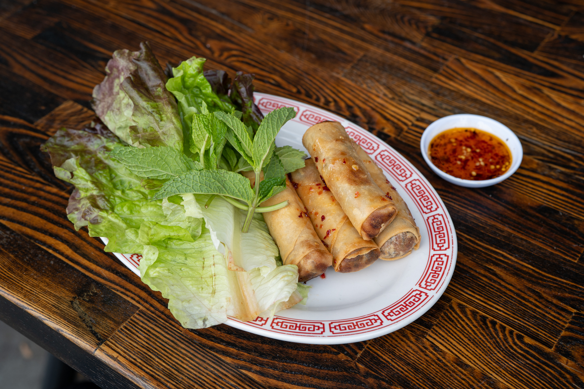 Order Vegetable Spring Rolls (Poa Pia Tod) food online from Pad Thai Diva store, Los Angeles on bringmethat.com