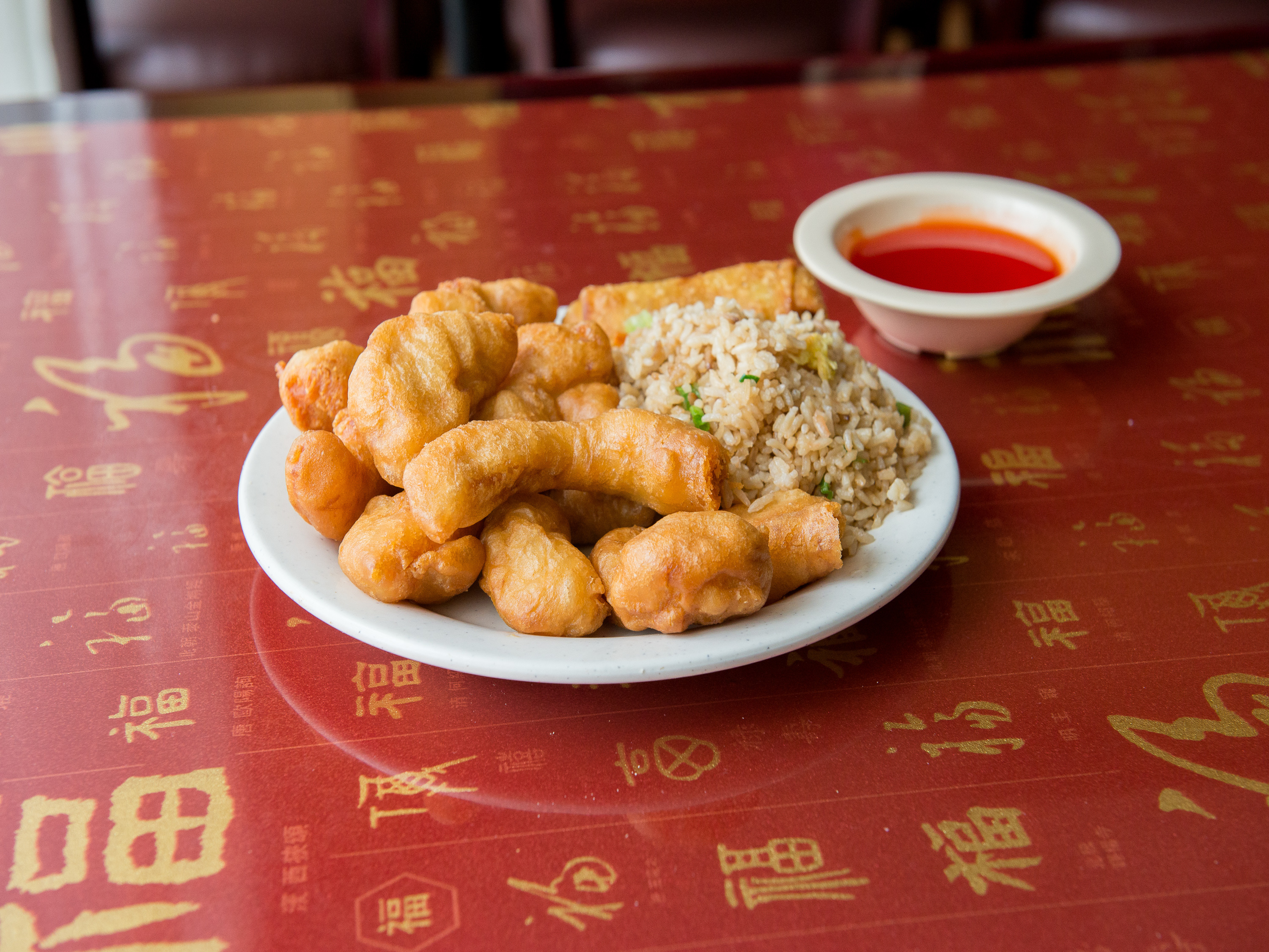 Order Sweet and Sour Chicken Combo food online from Tian Fu Buffet store, Delaware on bringmethat.com