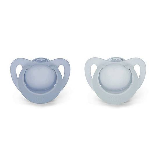 Order NUK® 0-6M 2-Pack Orthodontic Pacifiers in Grey/Blue food online from Bed Bath & Beyond store, Lancaster on bringmethat.com