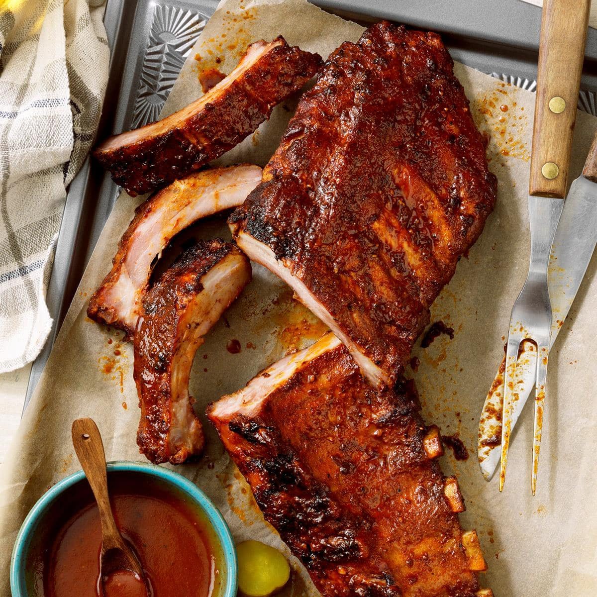 Order Half Rack of Baby Back Rib Special - 6 Pieces food online from Friendly Tavern store, St Marys on bringmethat.com