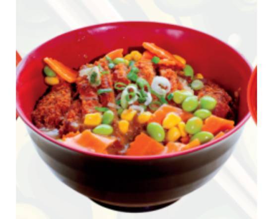 Order Pork Katsu Curry Bowl food online from Wasabi Sushi Pdx store, Portland on bringmethat.com