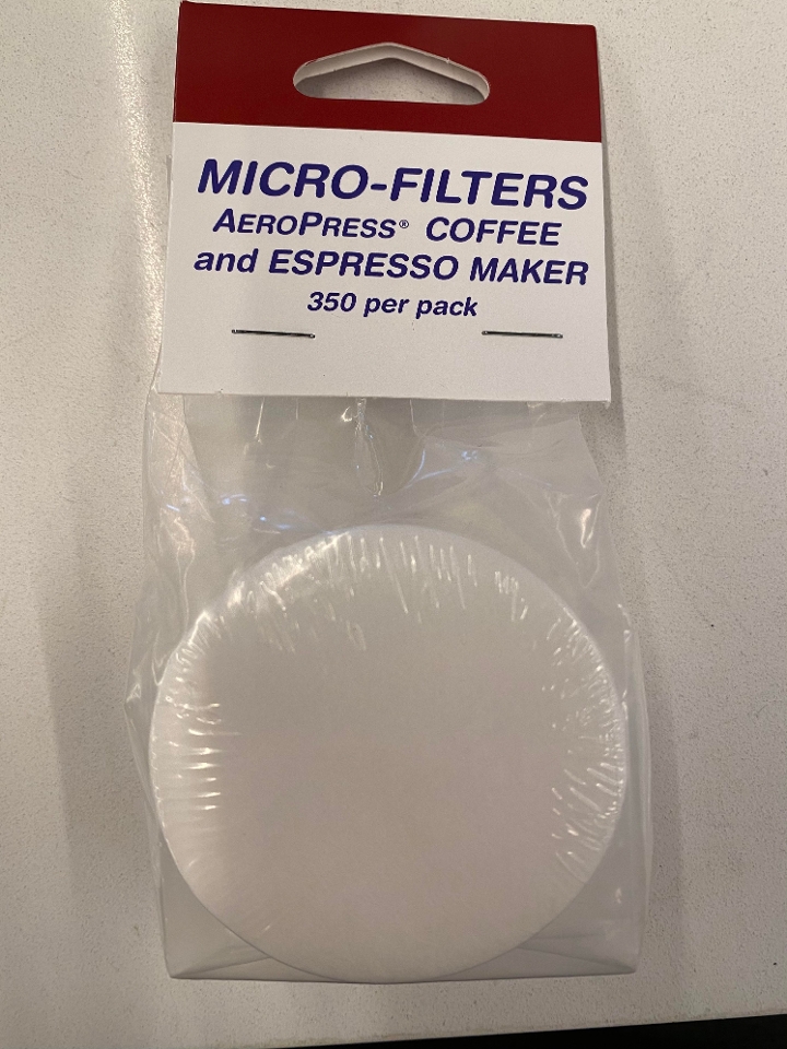 Order AeroPress Micro-Filters 350ct food online from Sparrow Coffee store, Naperville on bringmethat.com
