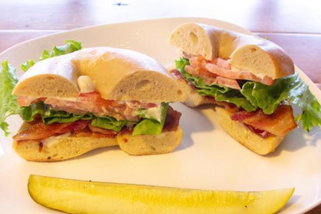 Order BLT Sandwich food online from Henry Higgins Boiled Bagels store, Portland on bringmethat.com
