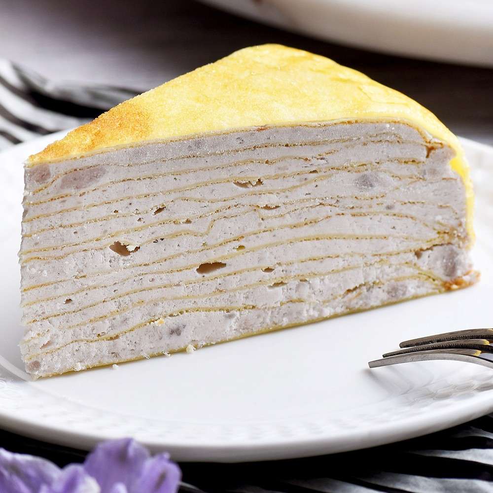 Order Red Bean Mille Crepe Cake food online from Jade Tree Asian Bistro store, Providence on bringmethat.com