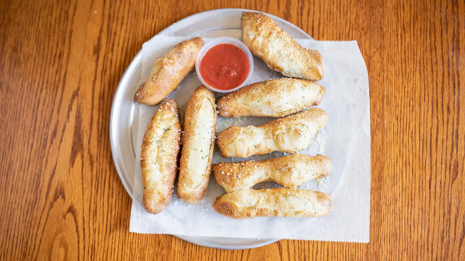Order Breadsticks - 8 Pieces food online from La Felice Pizza store, Pittsburgh on bringmethat.com