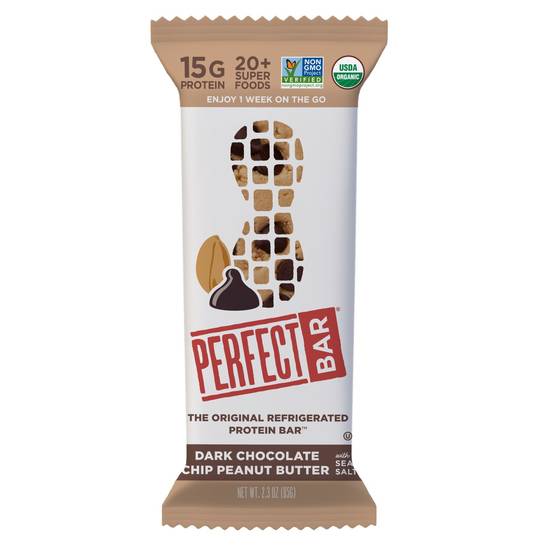 Order Perfect Bar Original Refrigerated Protein Bar, Dark Chocolate Chip Peanut Butter, 2.3 OZ food online from Cvs store, FOUNTAIN VALLEY on bringmethat.com