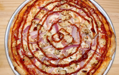 Order BBQ Chicken Pizza food online from Stefano's Brooklyn Pizza store, Harlingen on bringmethat.com