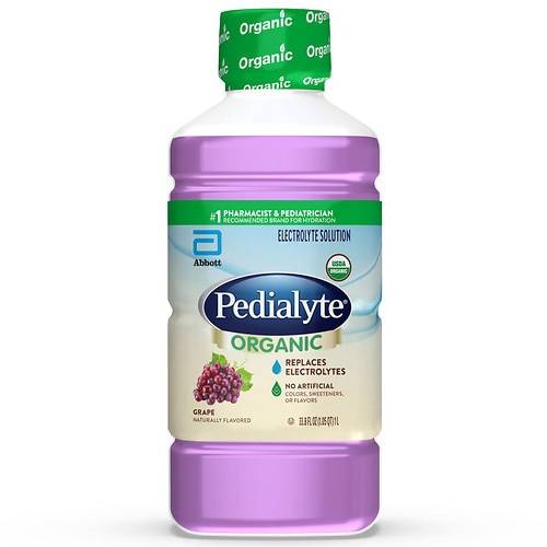 Order Pedialyte Organic Electrolyte Solution - 33.8 fl oz food online from Walgreens store, CLEARWATER BEACH on bringmethat.com