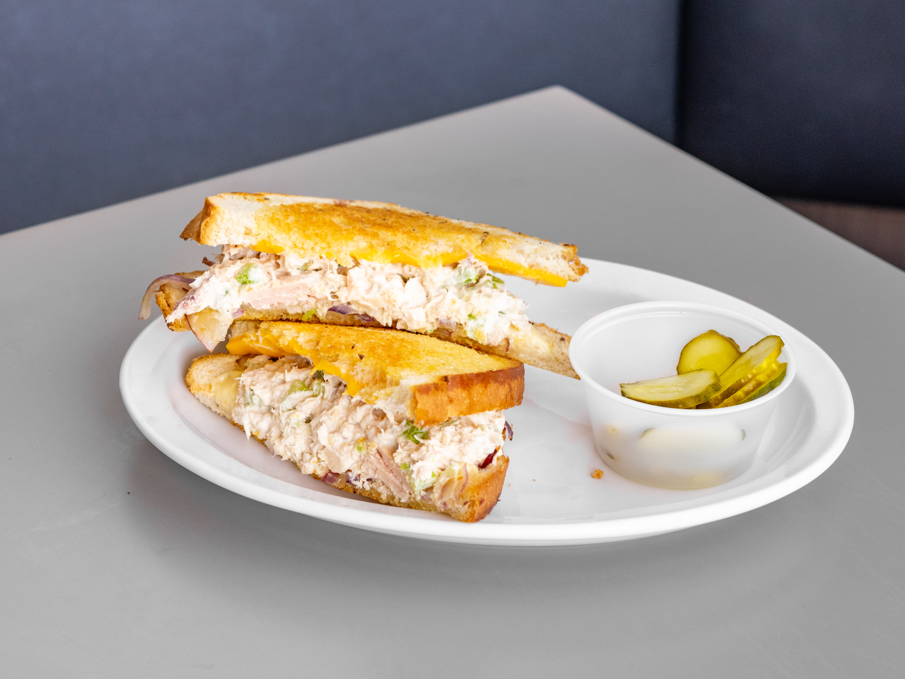 Order Tuna Melt Sandwich food online from Leo Coney Island On Tap (122 Oakes St Sw store, Grand Rapids on bringmethat.com