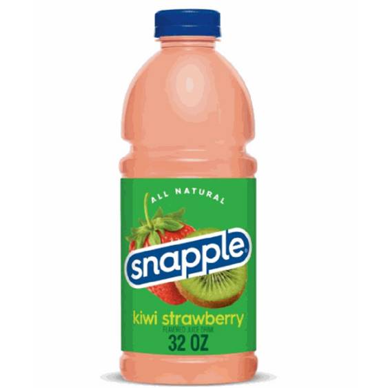 Order Snapple Juice - Kiwi Strawberry 32 Oz food online from IV Deli Mart store, Goleta on bringmethat.com