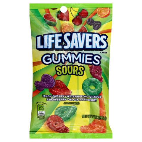 Order LIFESAVERS Gummies Sour 7oz food online from 7-Eleven store, Chicago on bringmethat.com
