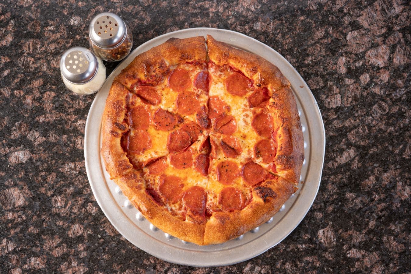 Order One Topping Pizza - Small 10'' (6 Slices) food online from L.A Pizzeria Company store, Los Angeles on bringmethat.com