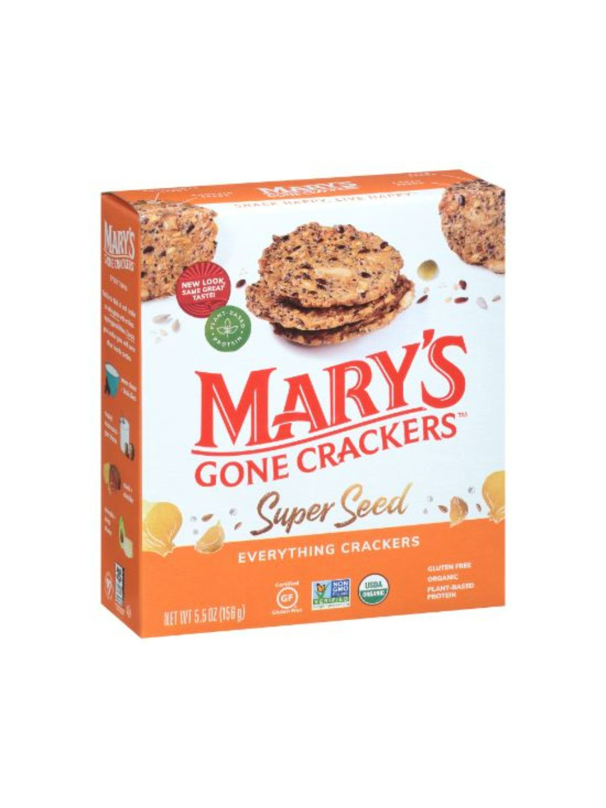 Order Marys Gone Crackers Super Seed Crackers (5.5 oz) food online from Stock-Up Mart store, Minneapolis on bringmethat.com