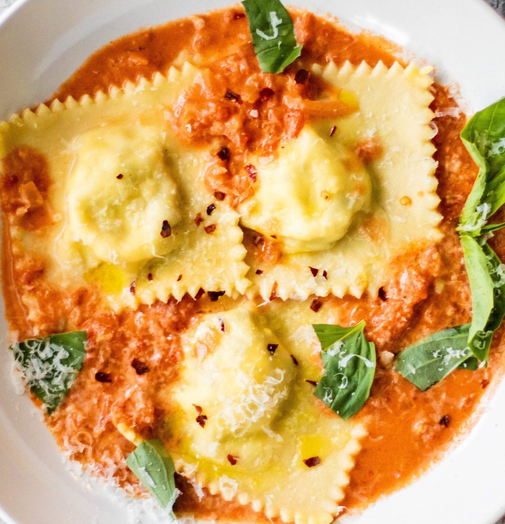 Order Baked cheese ravioli food online from I pizza ny store, New York on bringmethat.com