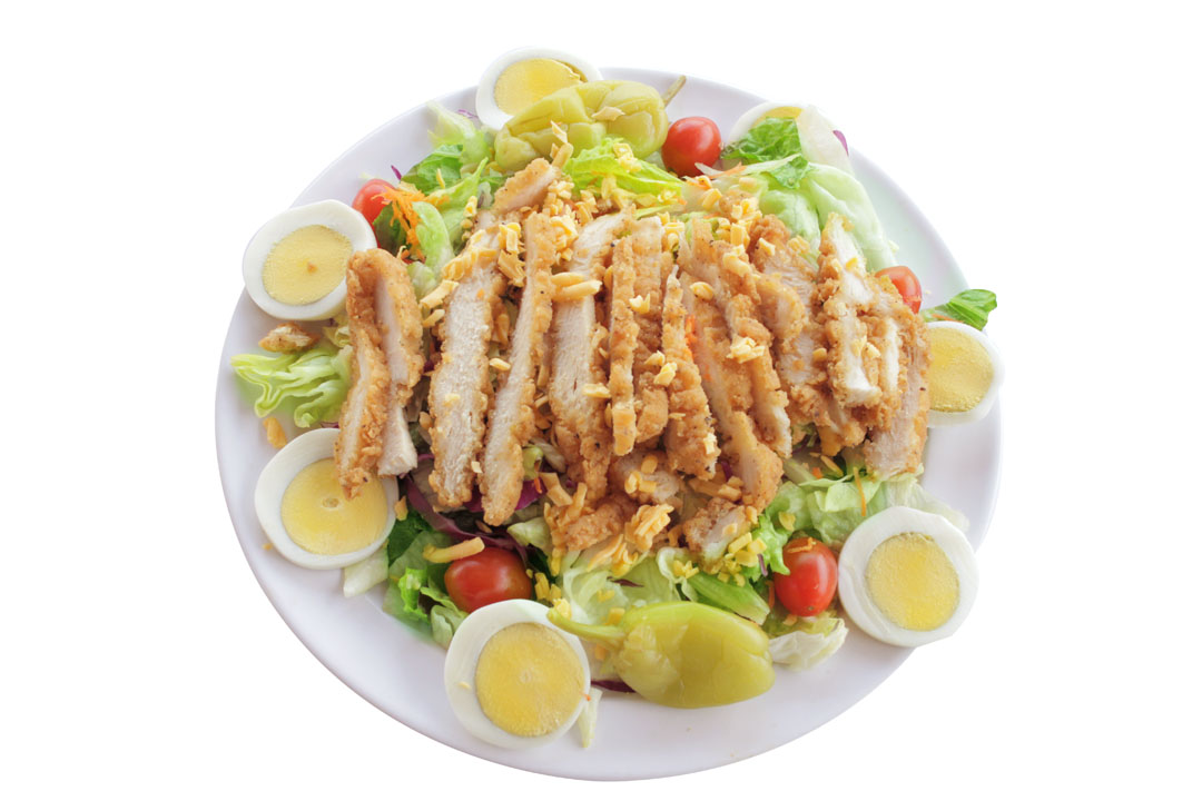 Order Crispy Chicken Salad food online from Michael Super Burgers store, Whittier on bringmethat.com