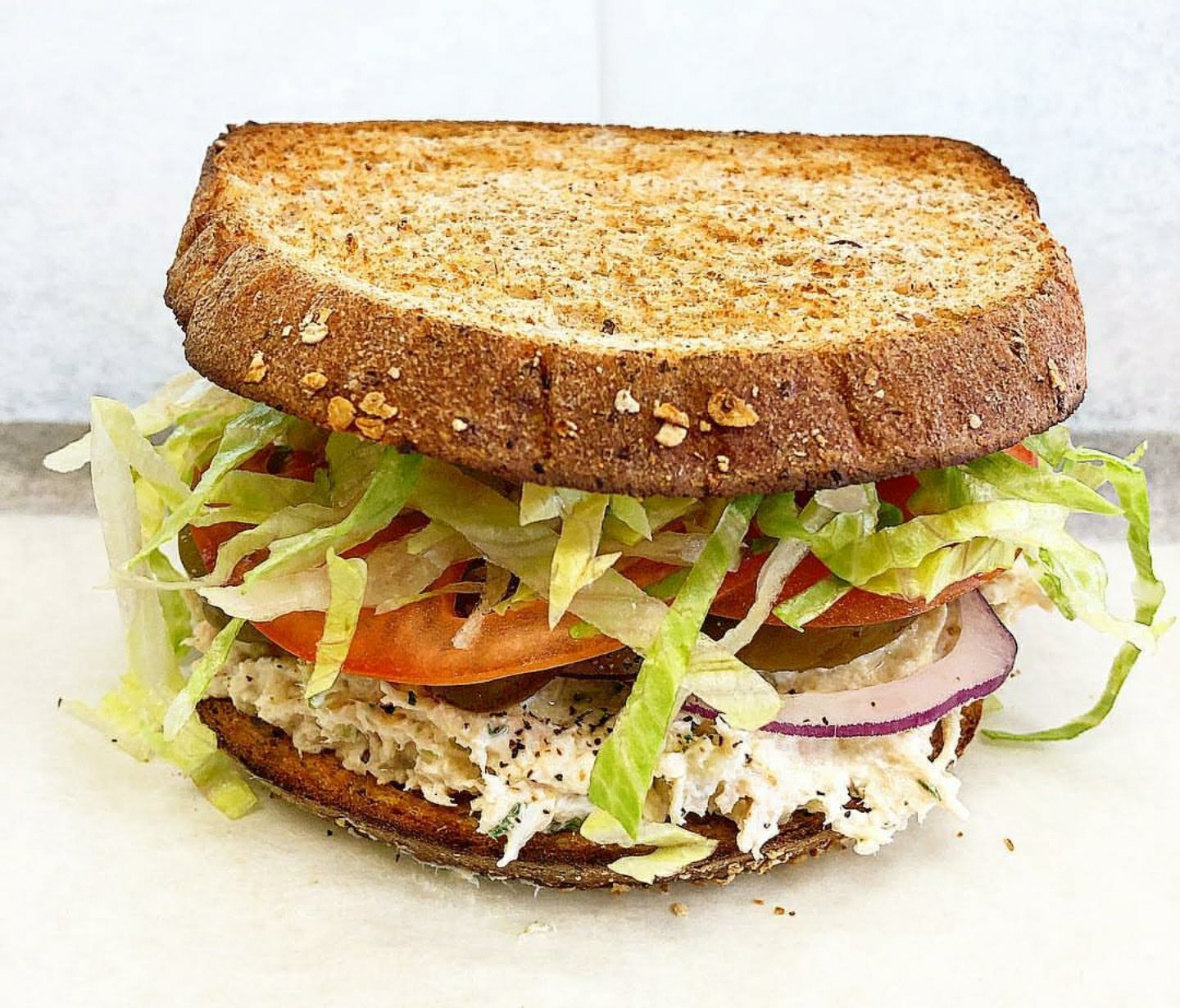 Order Chicken Salad Sandwich food online from Bob Bagels store, Lyndhurst on bringmethat.com