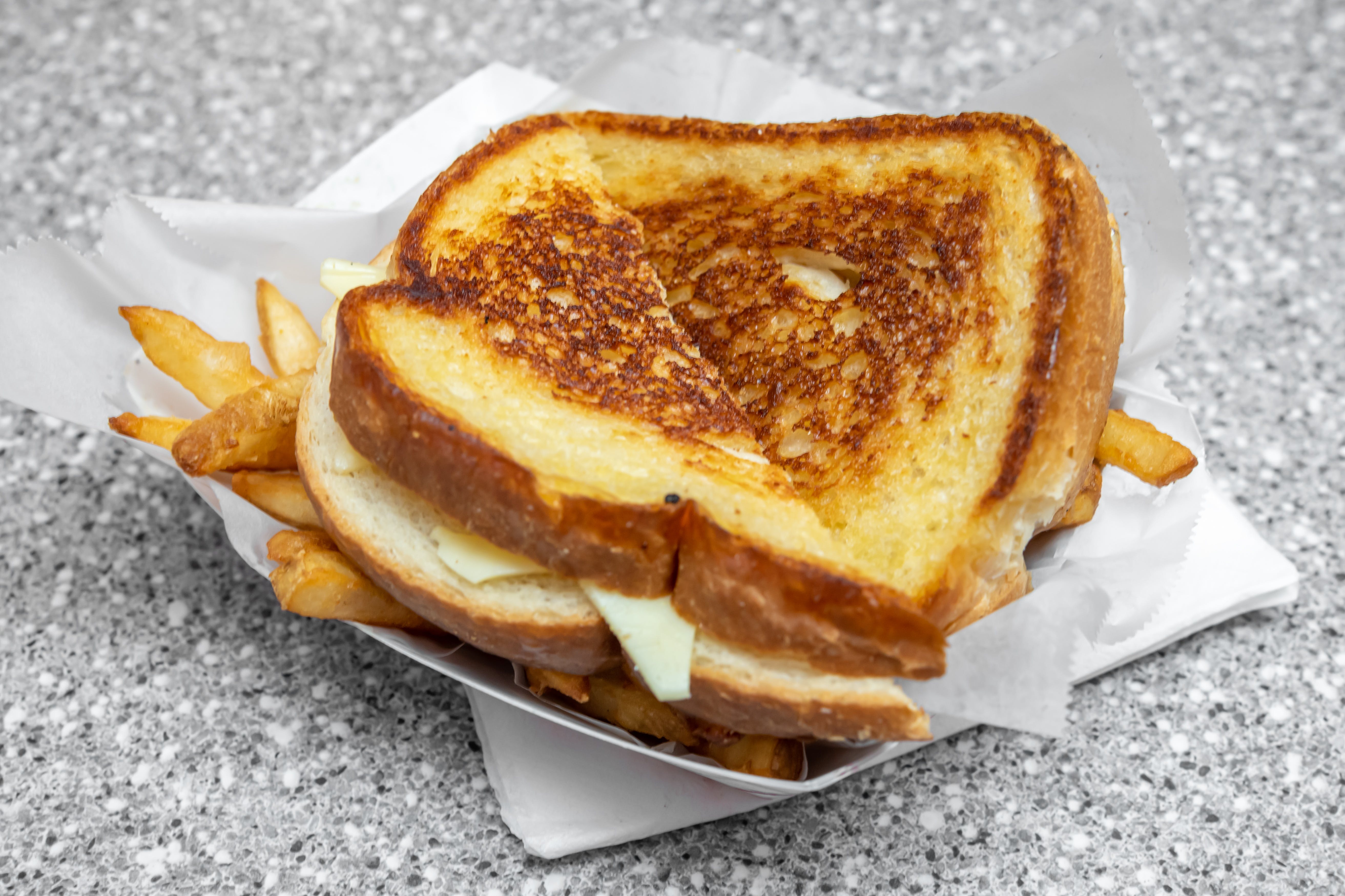 Order Grilled Cheese Sandwich - Sandwich food online from Jitto's Super Steak store, Portsmouth on bringmethat.com