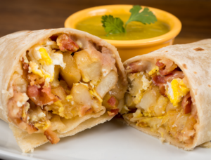Order Big Joe Burrito Breakfast food online from Tostada Regia store, Houston on bringmethat.com