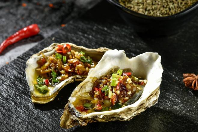 Order Oysters (1 pc) (烤生蚝) food online from Let Go Kebab store, Arcadia on bringmethat.com
