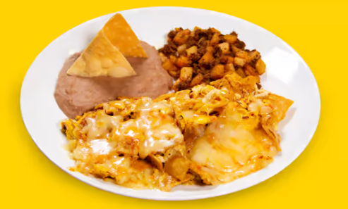 Order Chilaquiles Plate food online from Taco Palenque store, San Juan on bringmethat.com