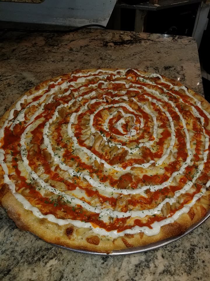 Order Buffalo Chicken Pizza - Personal food online from Doria Pizza Restaurant store, Summit on bringmethat.com