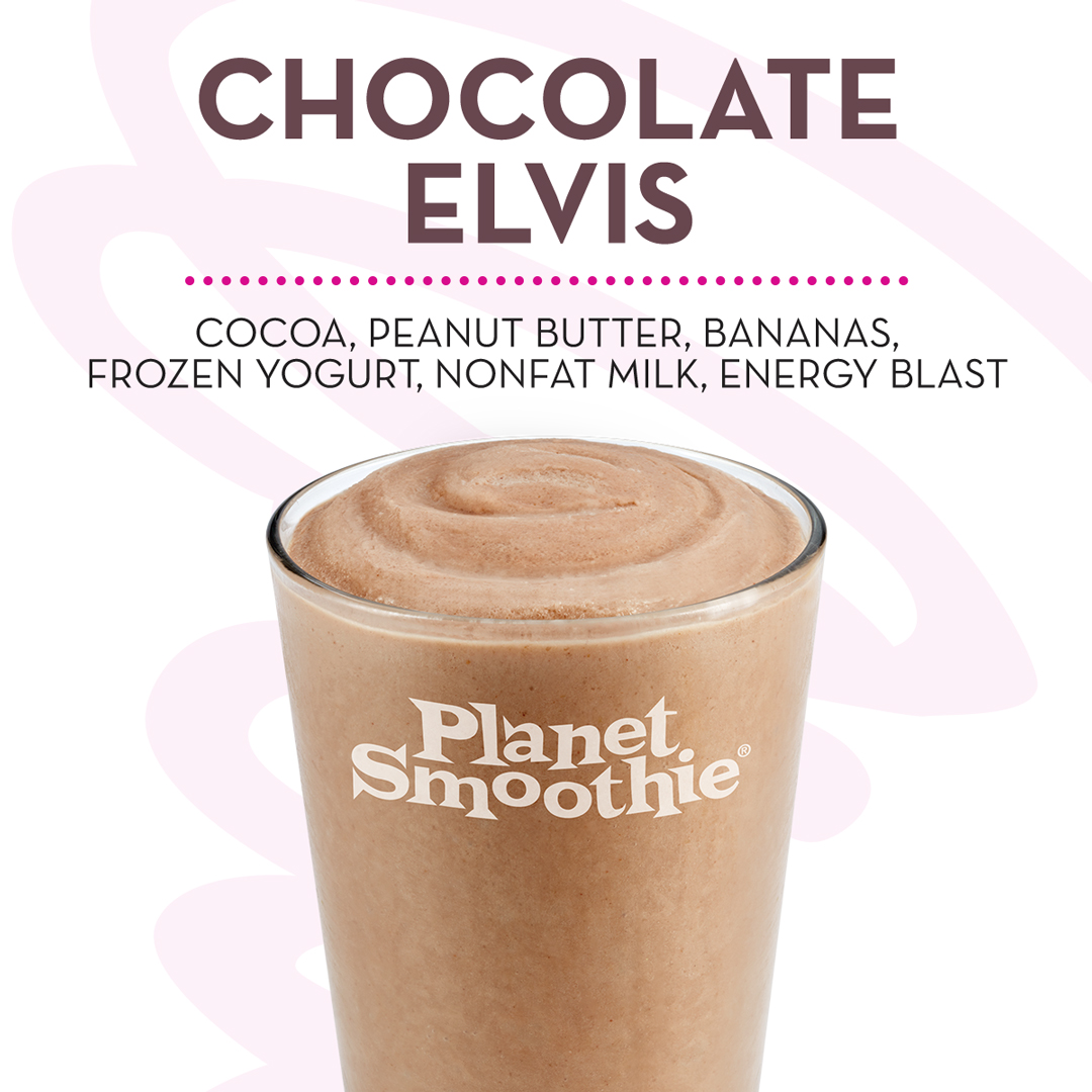 Order Chocolate Elvis Smoothie food online from Planet Smoothie store, Peachtree Corners on bringmethat.com