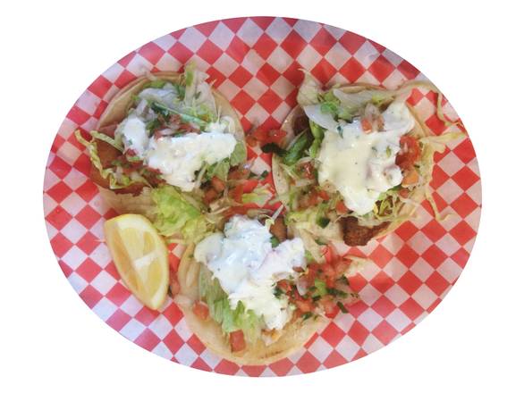 Order Fish Taco Special food online from Angelo 6 Burger store, Upland on bringmethat.com