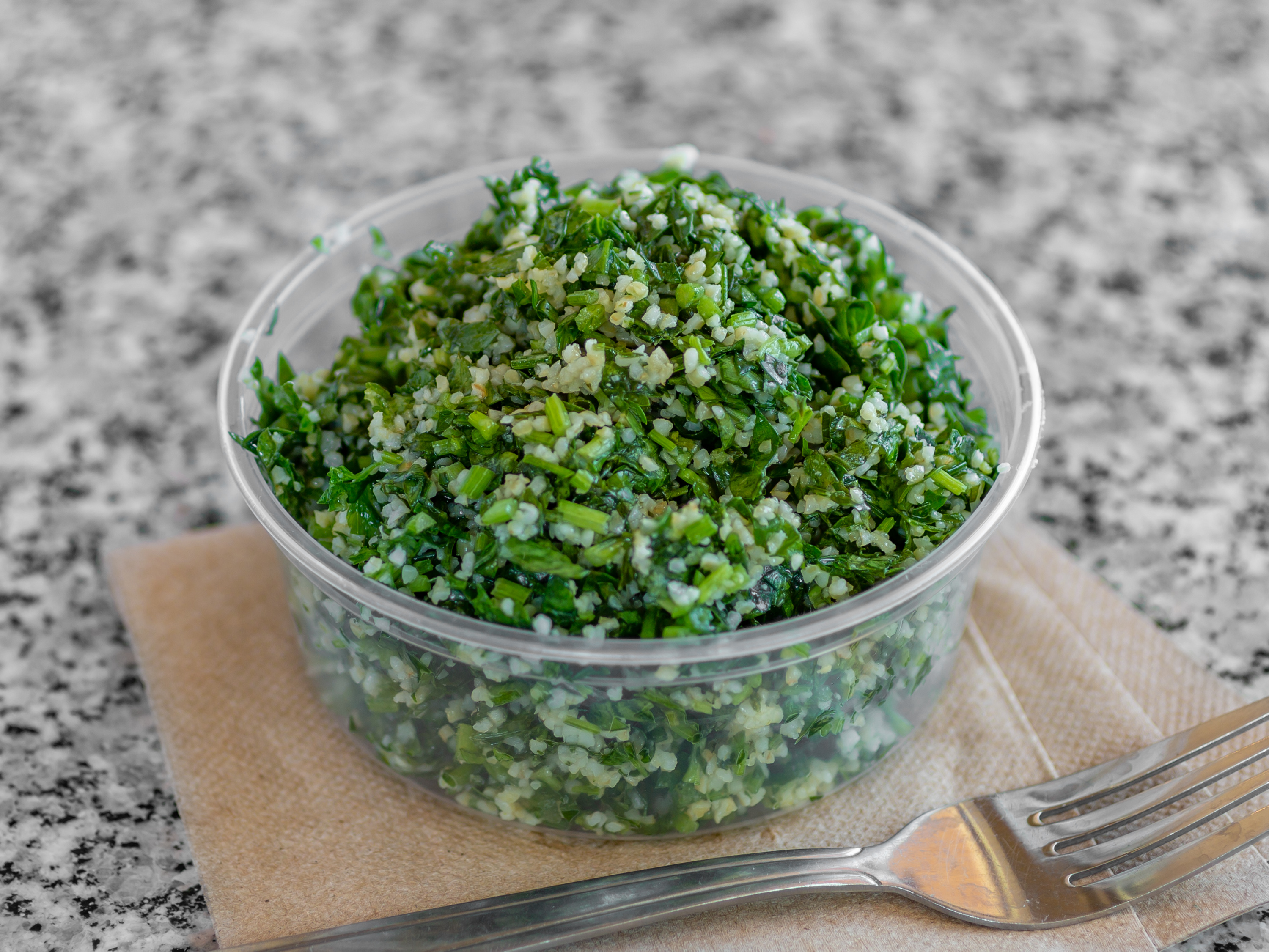 Order 1/2 Pint Tabouli food online from Falafel Palace store, Los Angeles on bringmethat.com