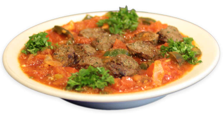 Order Kifta and Vegetables Kalaya food online from Salam restaurant store, Chicago on bringmethat.com