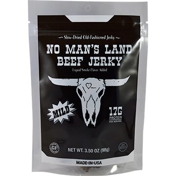 Order NO MANS 3OZ MILD JERKY Single food online from Sheetz store, Pittsburgh on bringmethat.com