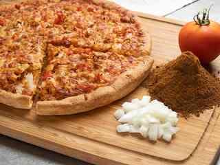 Order Tikka Masala Pizza - Personal 8'' food online from Sarpino's Pizzeria  store, Northbrook on bringmethat.com