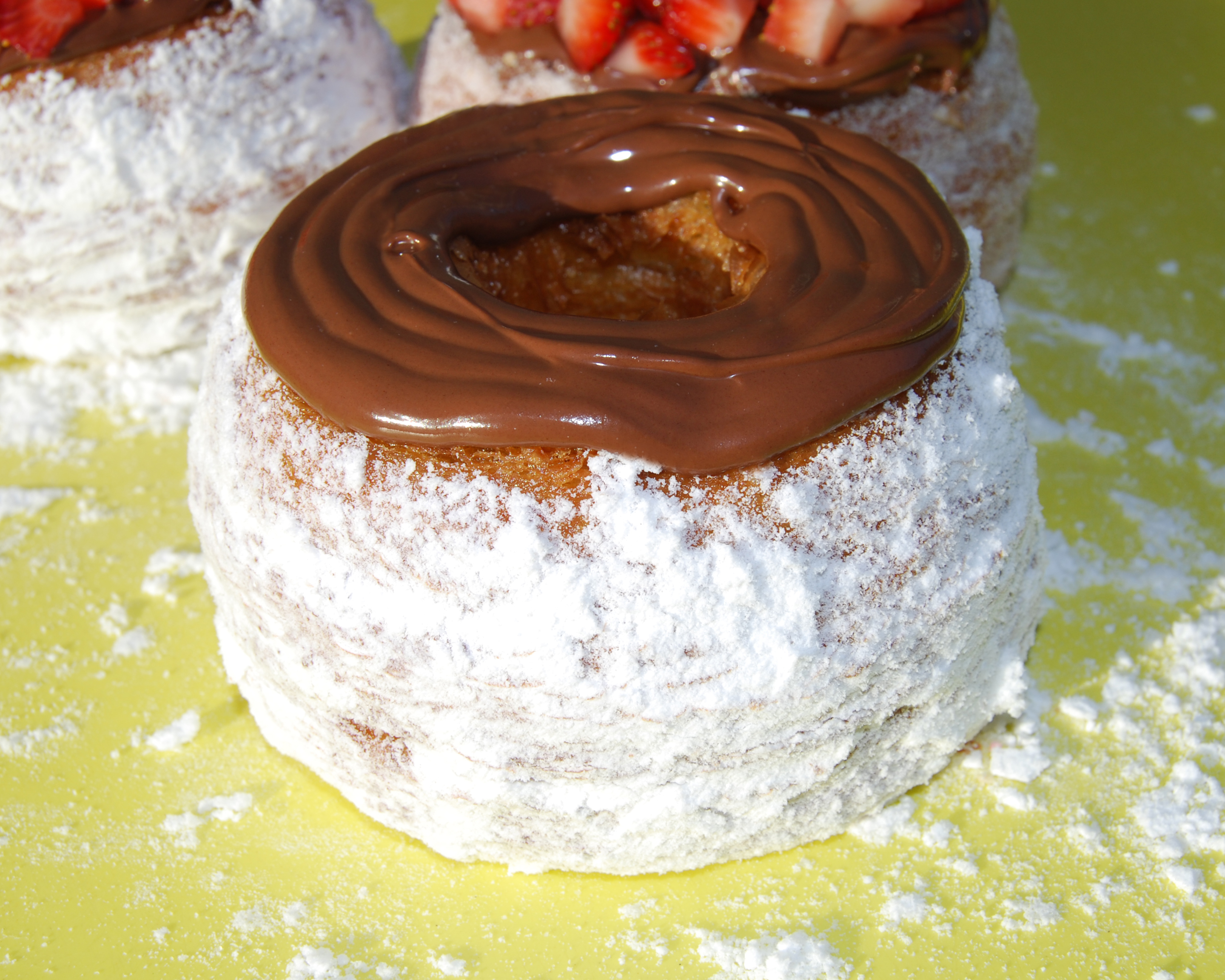 Order Nutella Croissant food online from Jaram's Donuts store, Dallas on bringmethat.com
