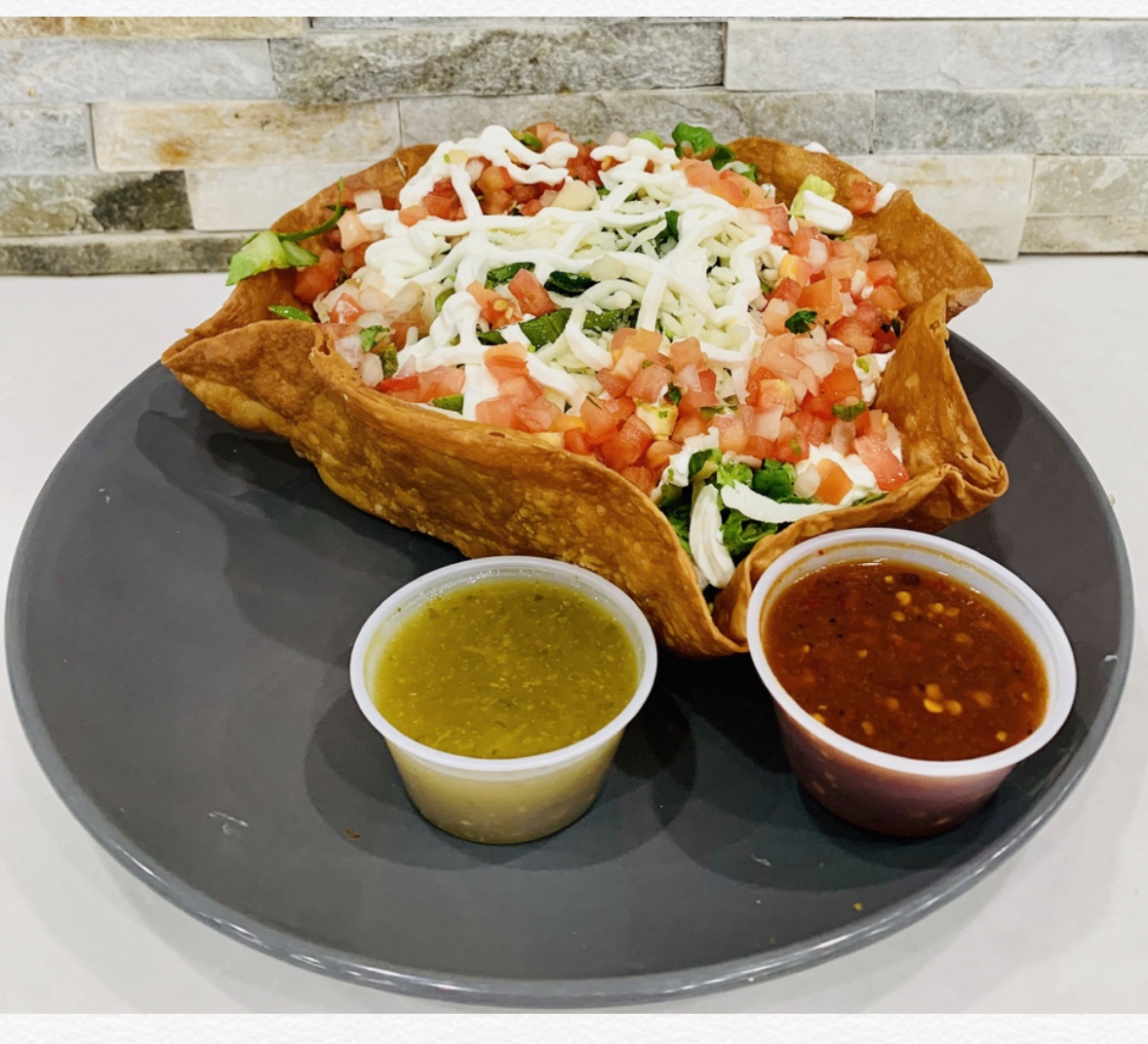 Order Taco Salad food online from Taqueria store, Bakersfield on bringmethat.com