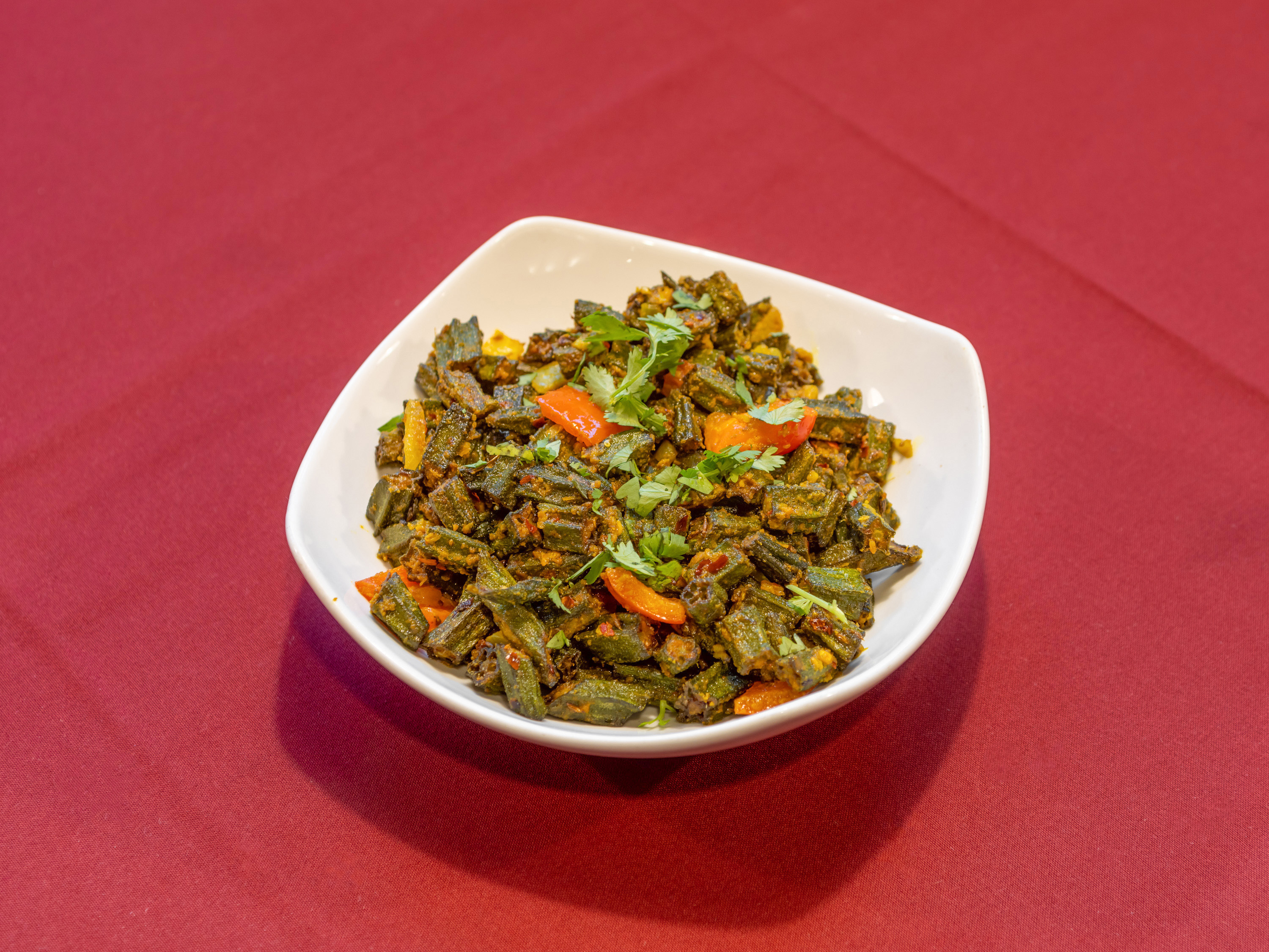 Order Bhindi Masala food online from Haveli Indian Restaurant store, Saint Louis on bringmethat.com