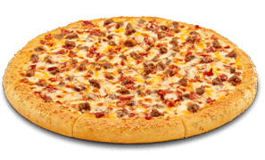 Order Bacon Cheddar Burger Pizza - Small (6 Slices) food online from Hungry Howies Pizza store, Davie on bringmethat.com