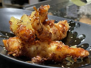 Order Coconut Shrimp food online from Aki Sushi & Japanese Fusion store, San Jacinto on bringmethat.com