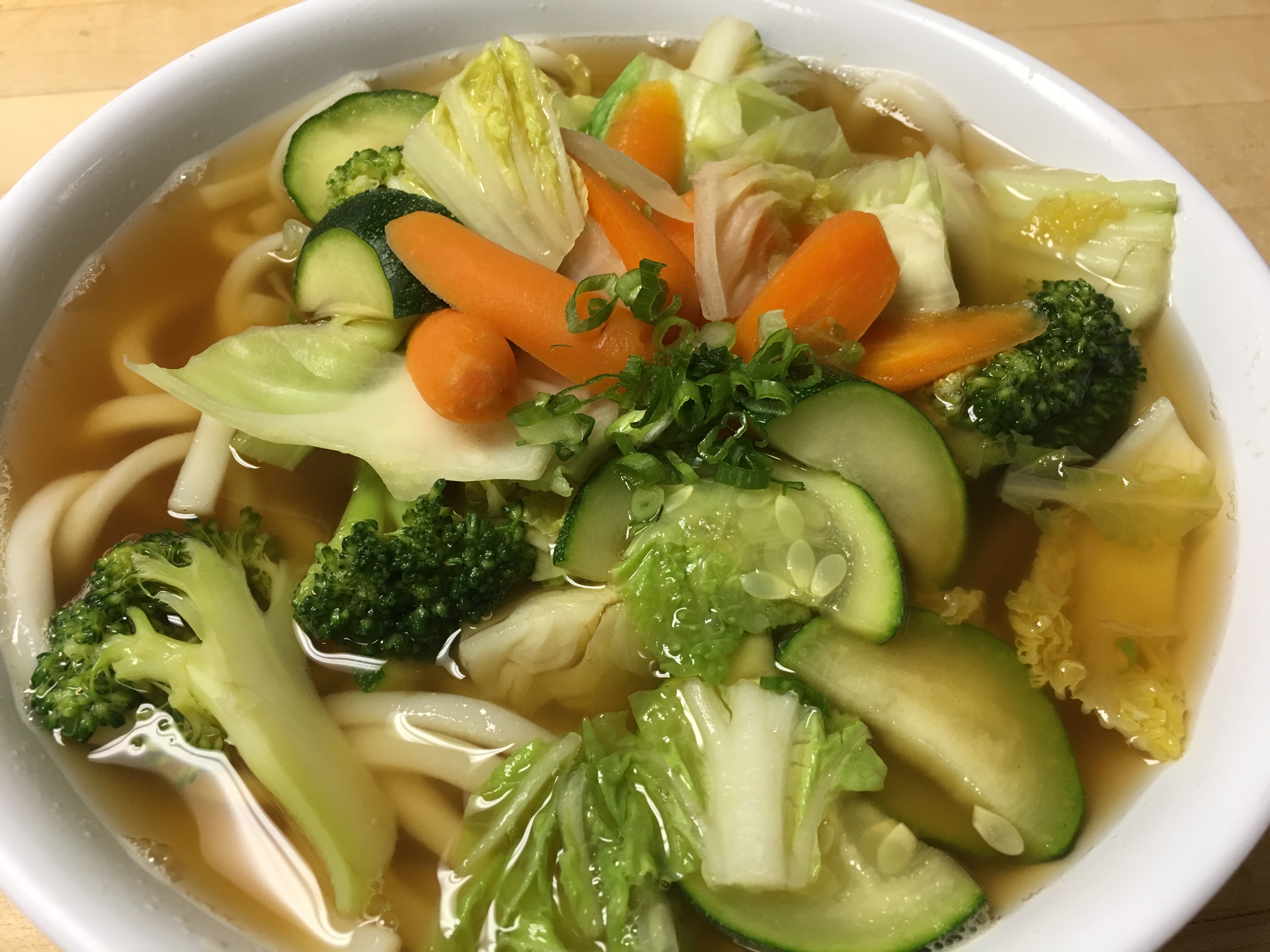 Order Vegetables Udon Noodle Soup food online from Kikku Kitchen store, Fresno on bringmethat.com