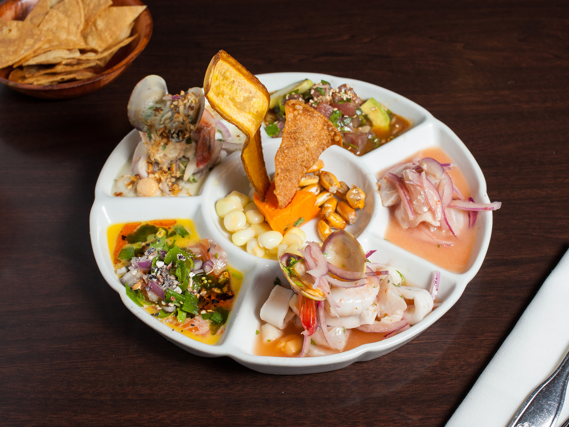 Order Ceviche Sampler food online from Franco's Latin Table store, San Francisco on bringmethat.com