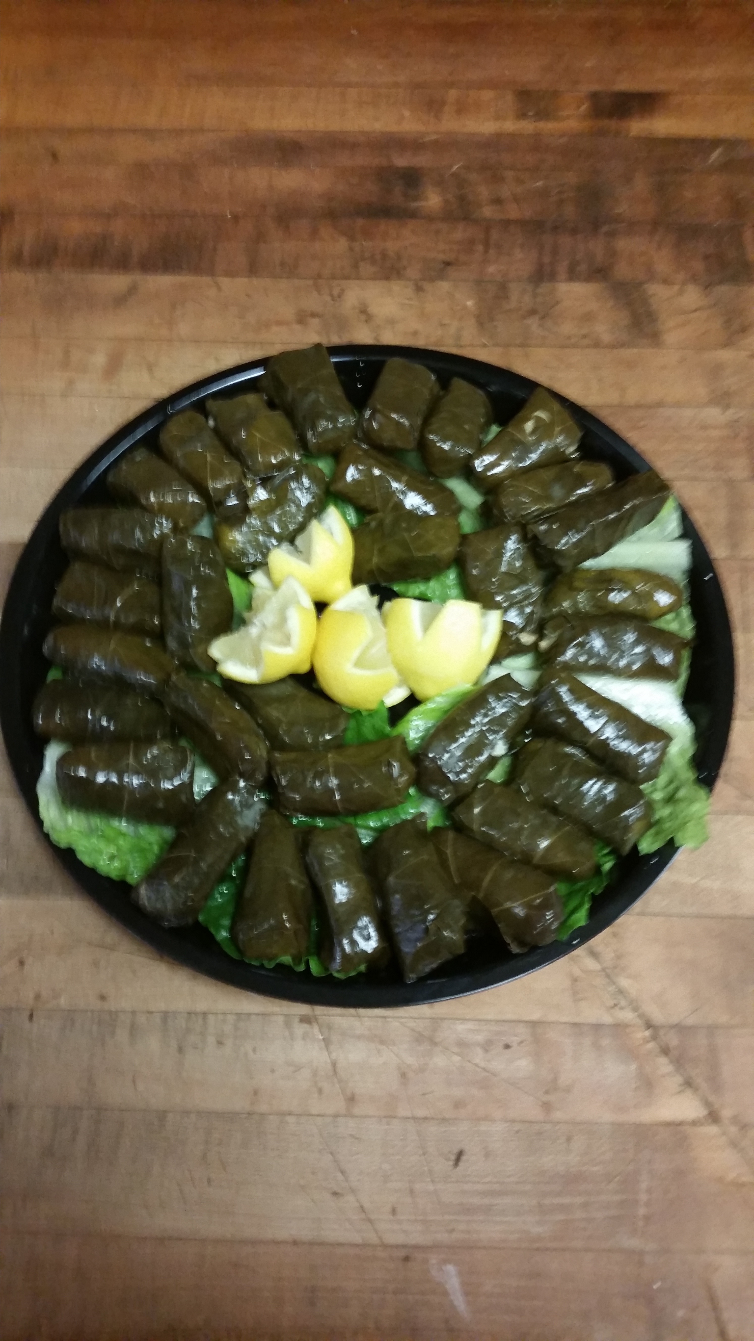 Order Grape Leaves with Pita Wrap food online from Minervas Pizza store, Providence on bringmethat.com