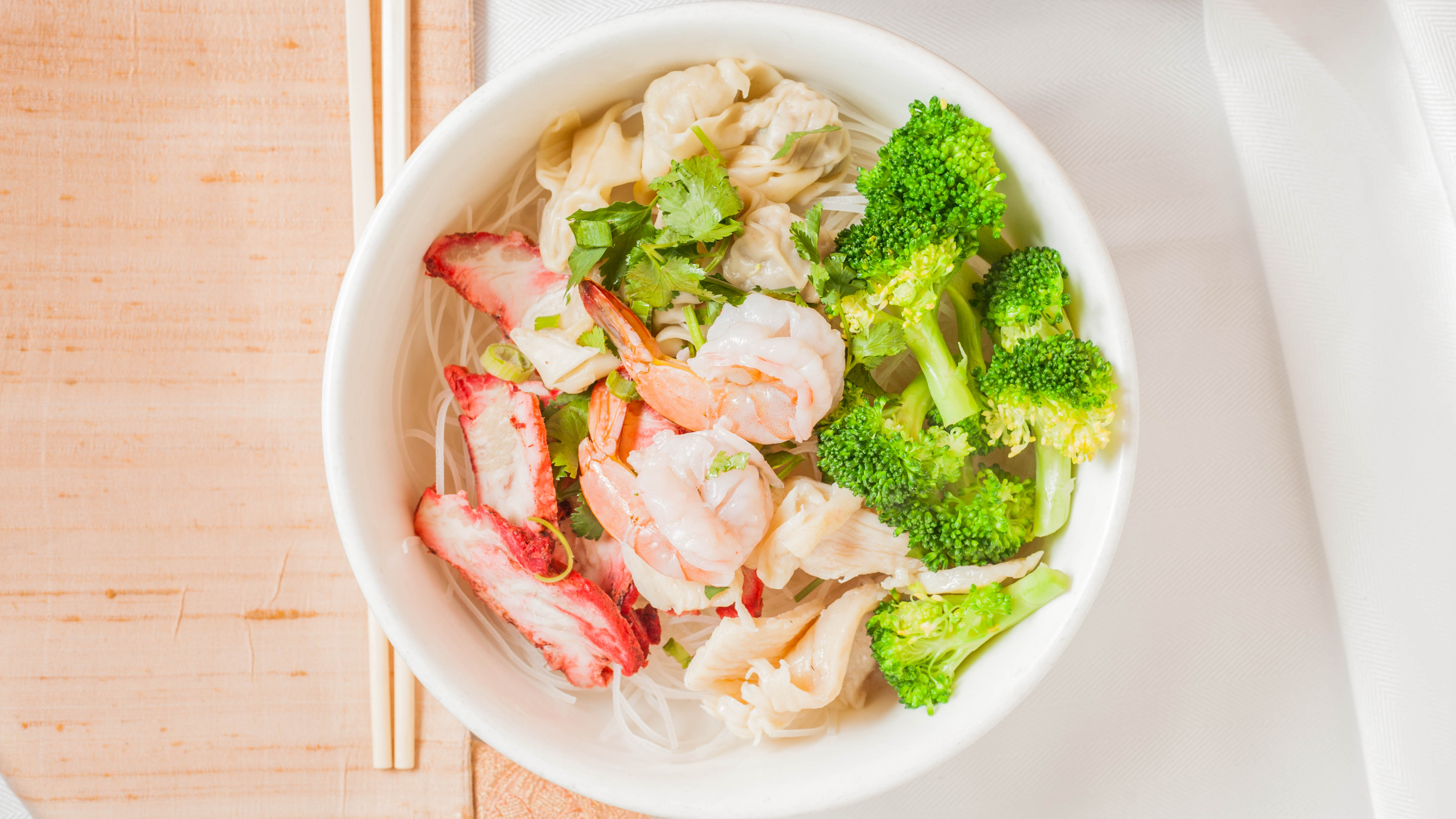 Order Combination Egg Noodle Soup food online from Ume Chinese Food store, San Jose on bringmethat.com