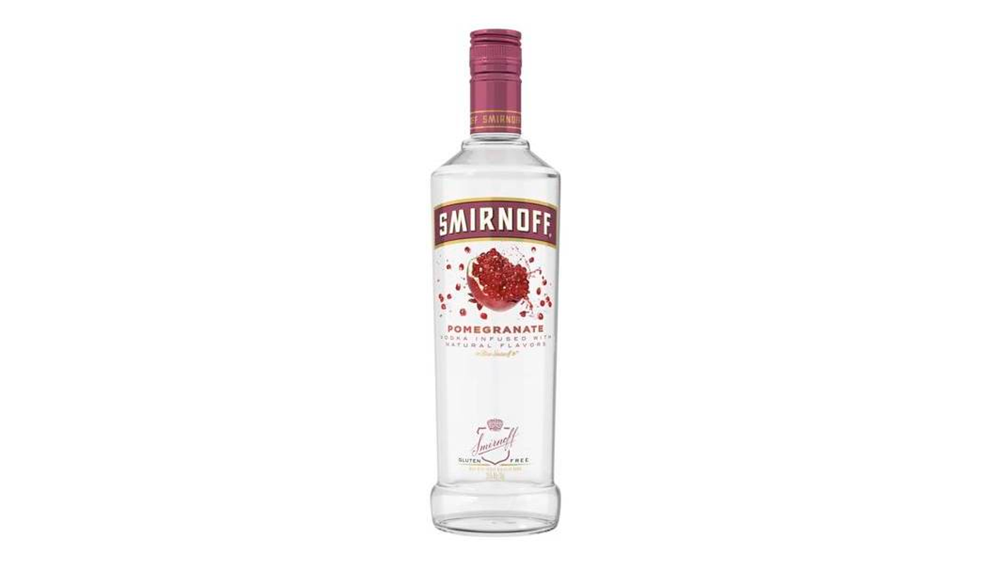 Order Smirnoff Twist Pomegranate Vodka 750mL food online from Oak Knoll Liquor store, Santa Maria on bringmethat.com