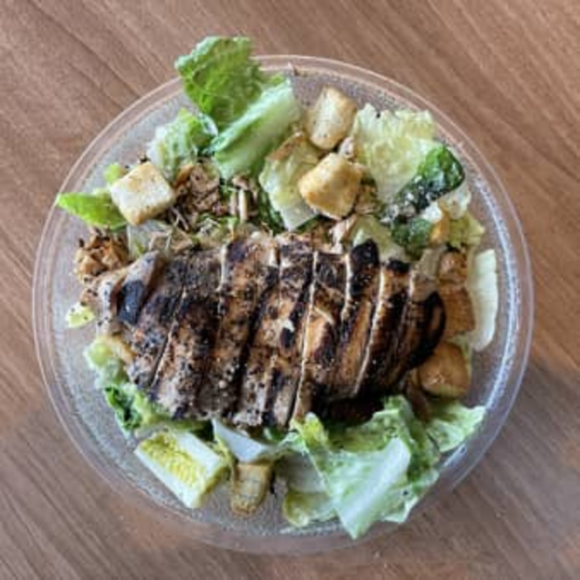 Order Blackened Chicken Caesar Salad food online from The Post Sports Bar & Grill store, Creve Coeur on bringmethat.com