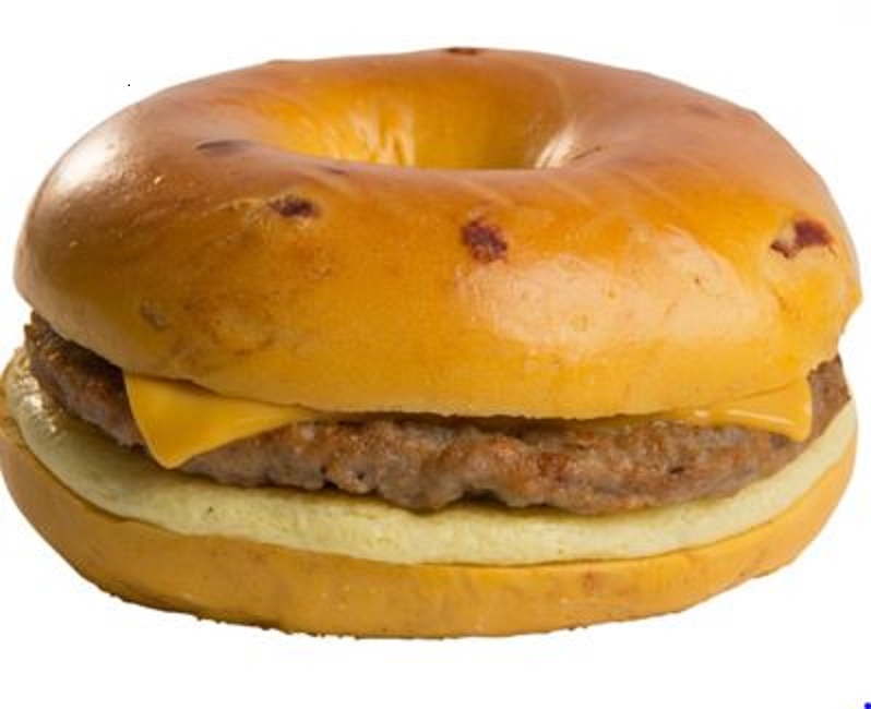 Order Sausage Egg & Cheese Sandwich food online from Honey Dew Donuts store, Beverly on bringmethat.com