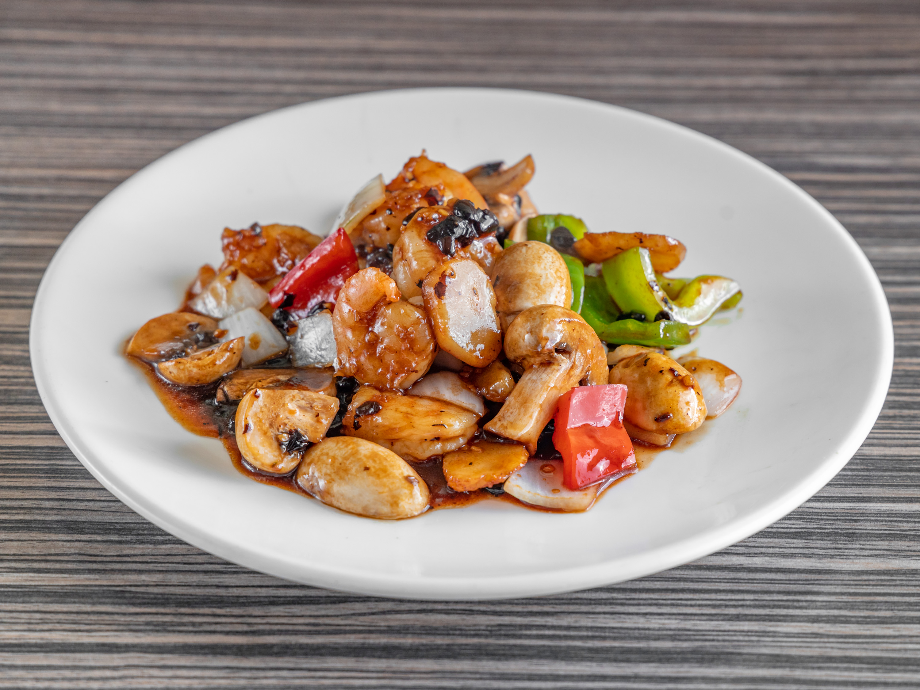 Order Shrimp with Black Bean Sauce food online from Twin Dragon Restaurant store, Los Angeles on bringmethat.com
