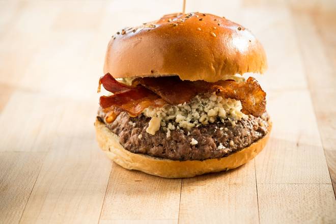 Order Bacon Bleu Burger food online from Chickie & Pete store, Atlantic City on bringmethat.com