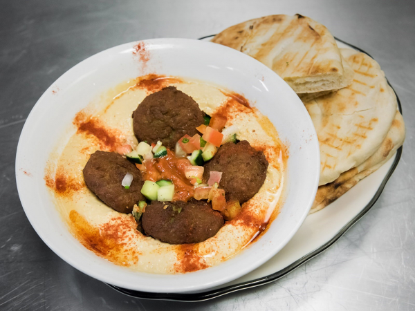Order Hummus and Pita Plate food online from Becky's Bites store, New York on bringmethat.com
