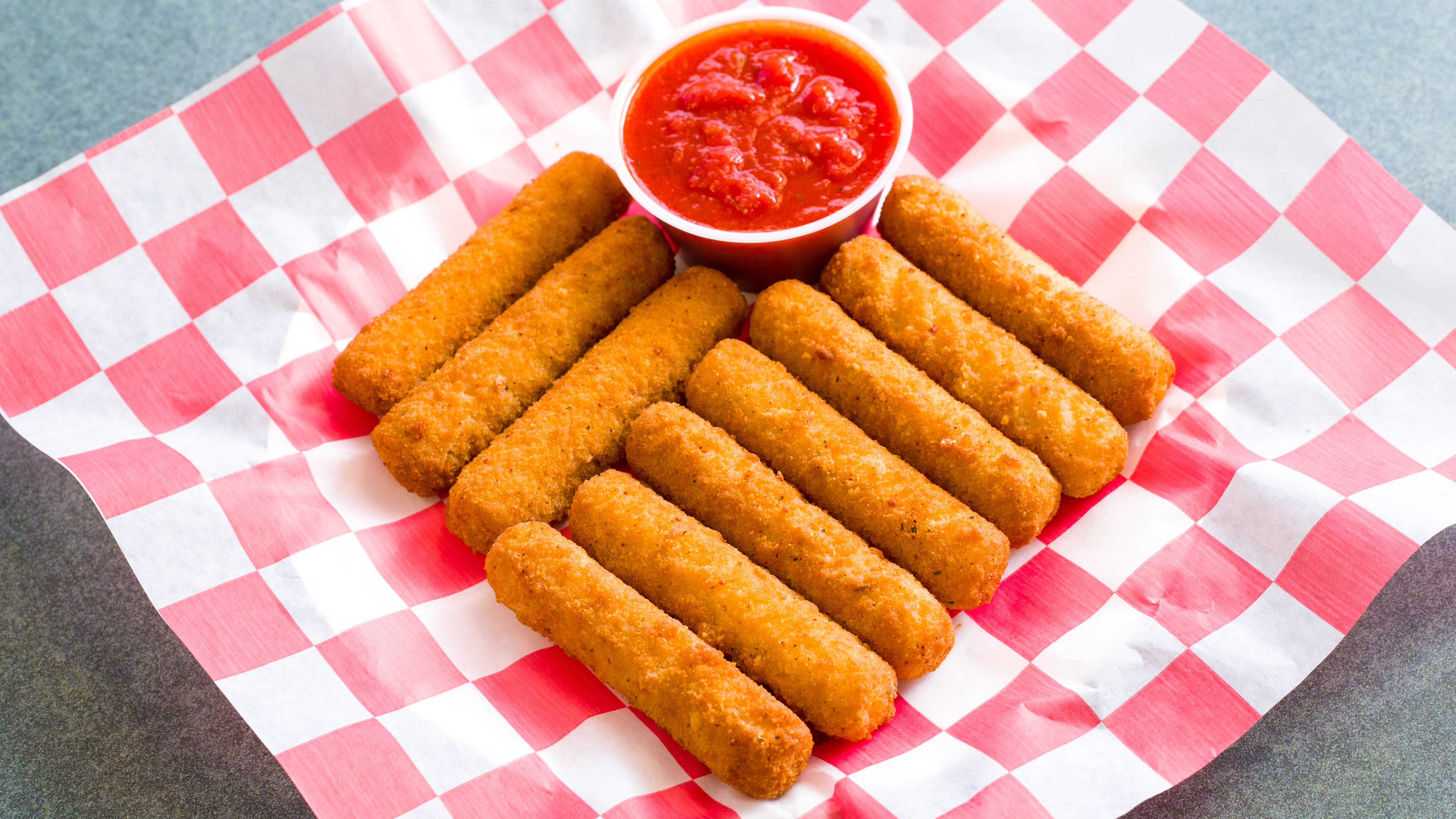Order Mozzarella Sticks food online from Time Out Pizza & Grill store, Quincy on bringmethat.com