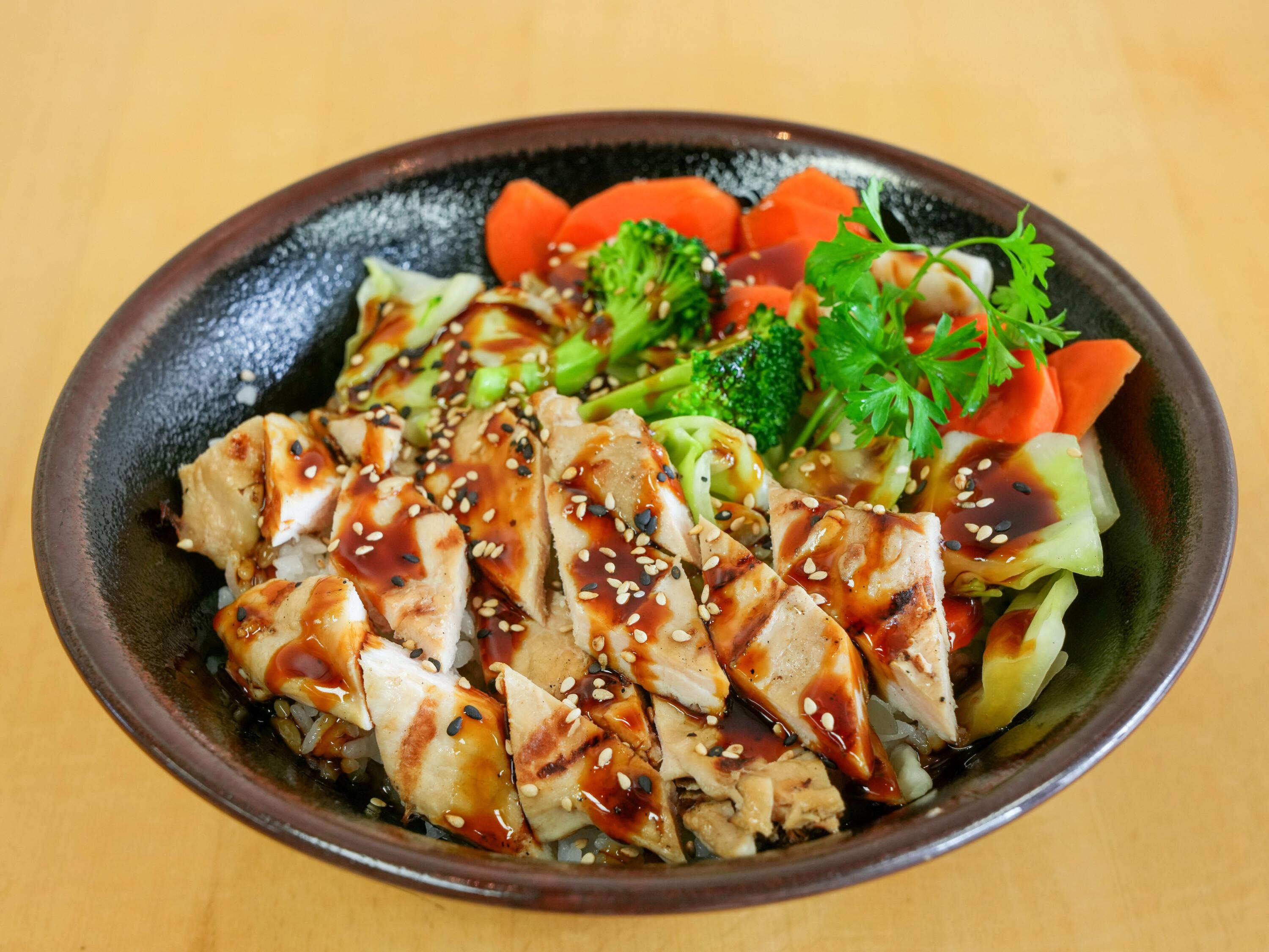 Order Chicken Brest Teriyaki Bowl food online from Hayashi store, Mission Viejo on bringmethat.com