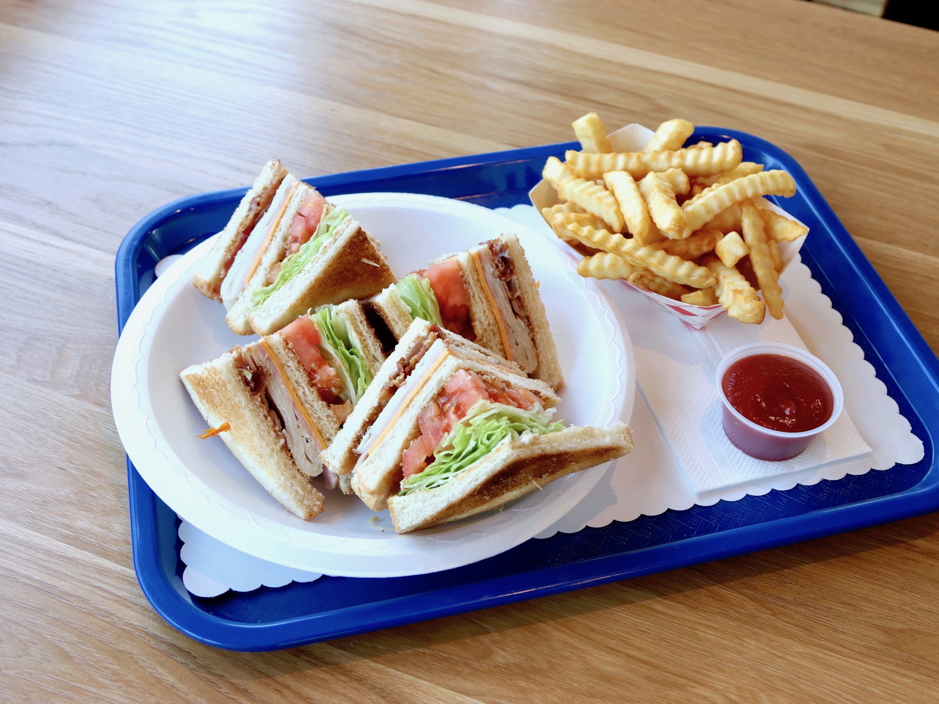 Order Club Sandwich food online from Apollo Restaurant store, Burbank on bringmethat.com