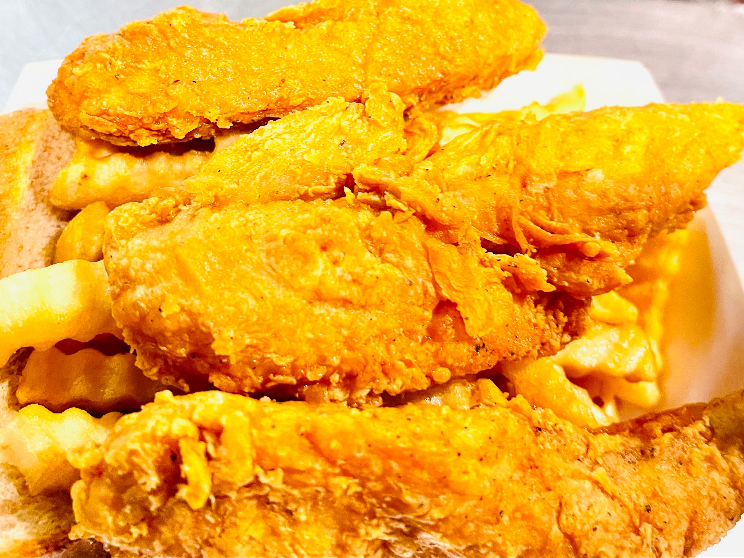 Order 3 PC Tenders w/Fries food online from Sam Sylk Chicken And Fish store, Euclid on bringmethat.com